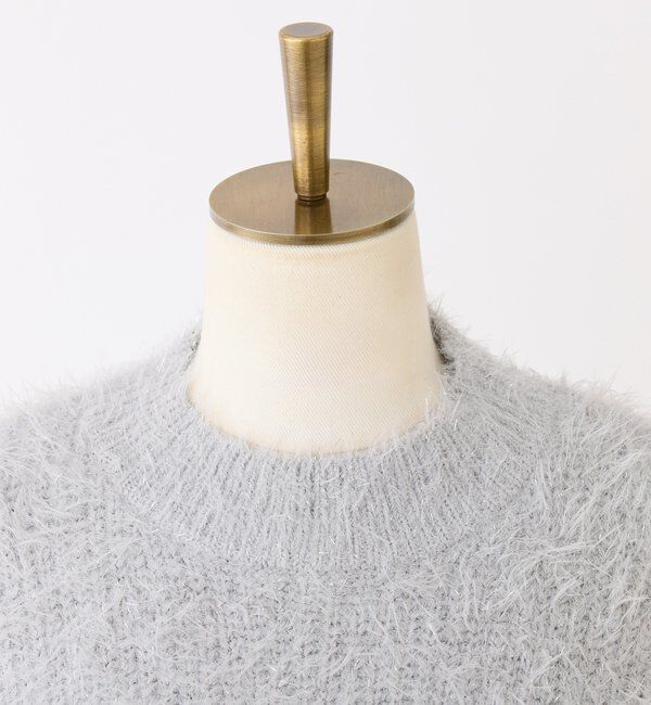  「肩あきビジューニットミニワンピ」|ワンピース|