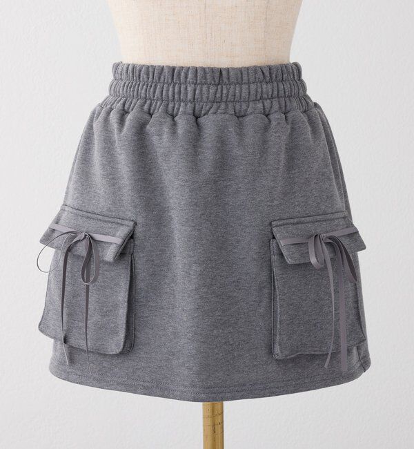  「【セットアップ可能】カットミニスカート」|スカート|