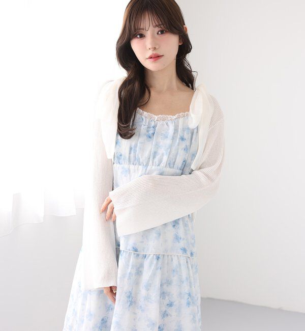  「シアーラメカーディガン」|ニット・セーター|
