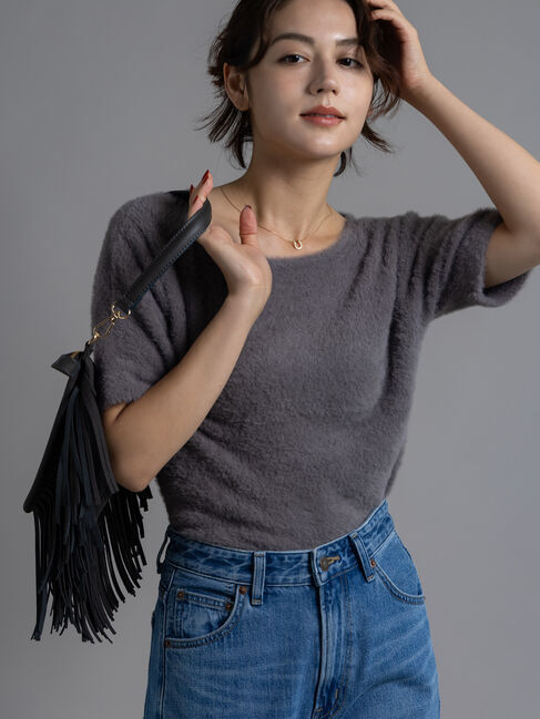 Te chichi「ライトフェザーニット《2025Autumn catalog item》」|ニット・セーター|モカ