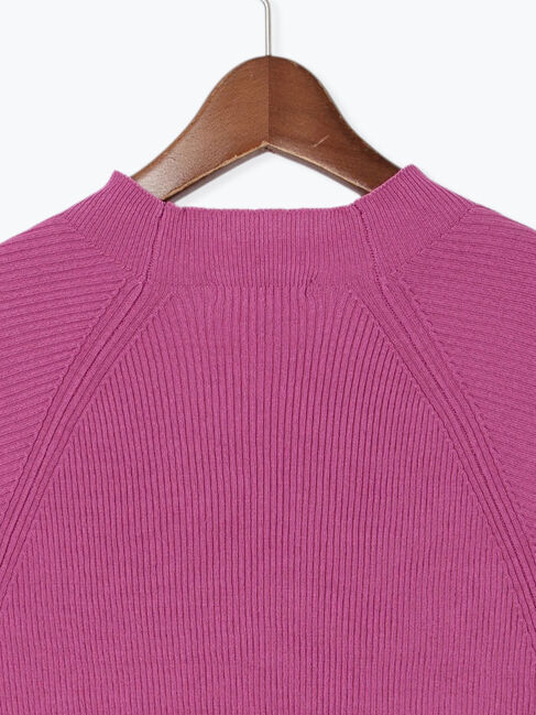 Te chichi「フレンチスリーブハイネックプルオーバー」|ニット・セーター|