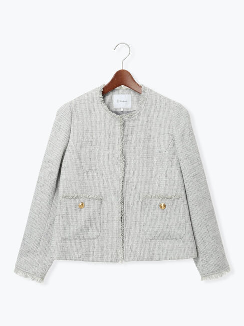 Te chichi「【セレモニーアイテム】ツイードノーカラージャケット」|その他|