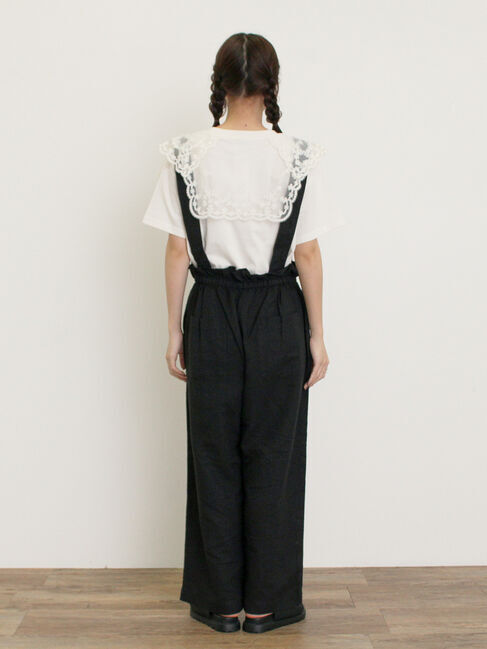 Samansa Mos2「【Cross&times;Linen】サス付パンツ」|その他|