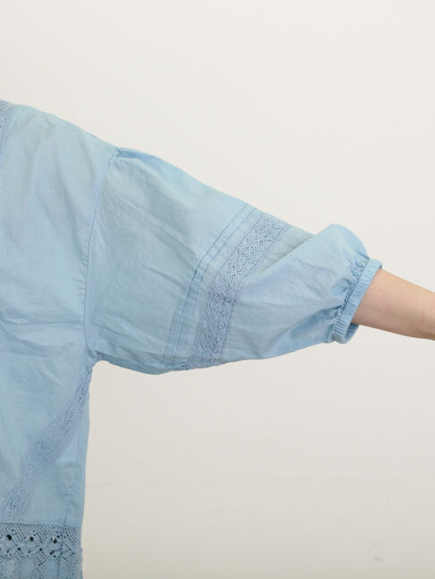 Samansa Mos2「パッチワークレースブラウス」|シャツ・ブラウス|