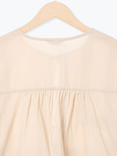 Samansa Mos2「パッチワークレースブラウス」|シャツ・ブラウス|