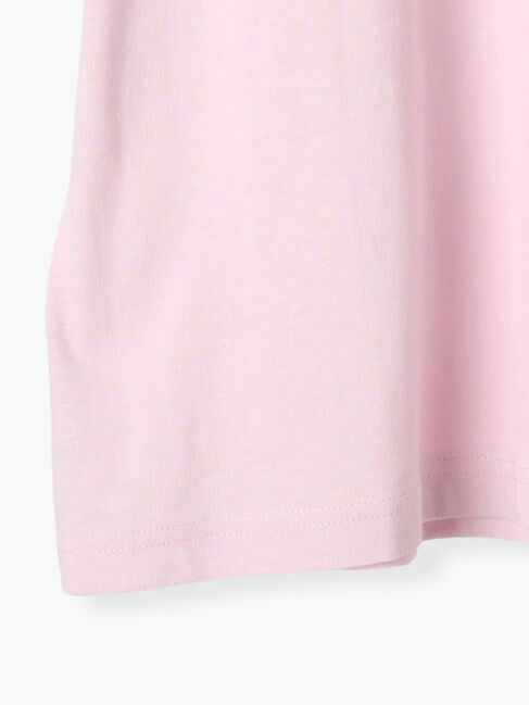 Samansa Mos2「【UVカット】スラブ天竺ロゴプリントTシャツ」|Tシャツ・カットソー|