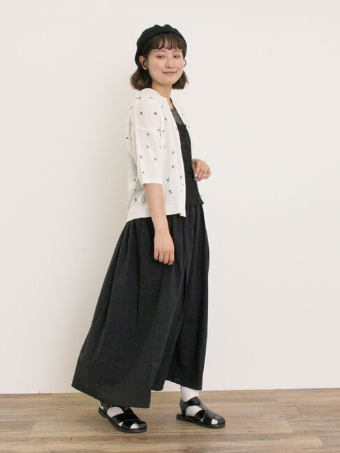 Samansa Mos2「小花柄プリントカーディガン」|カーディガン|