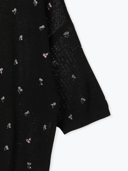 Samansa Mos2「小花柄プリントカーディガン」|カーディガン|