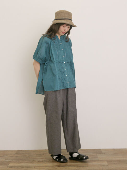 Samansa Mos2「【クールコットン】イージーストレートパンツ ≪M/Lサイズ≫」|その他|