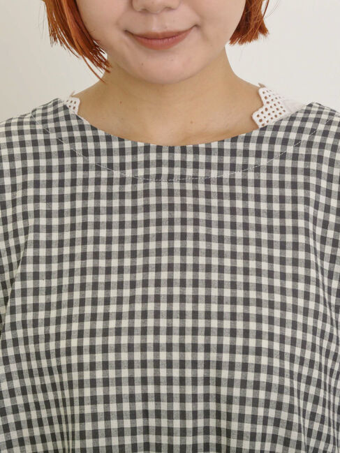 Samansa Mos2「袖口ギャザー前後2WAYチュニック」|シャツ・ブラウス|