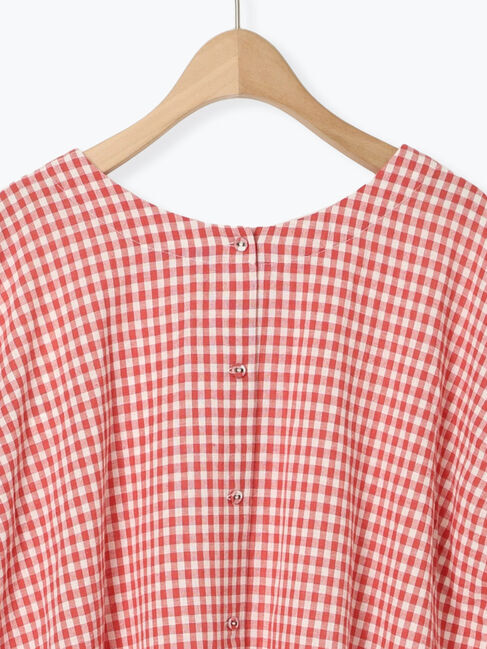 Samansa Mos2「袖口ギャザー前後2WAYチュニック」|シャツ・ブラウス|