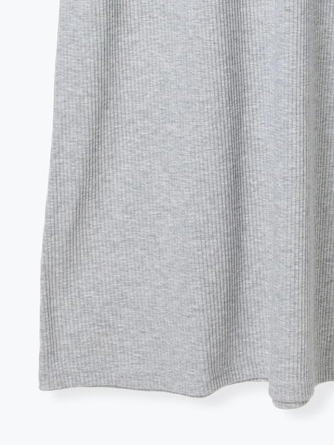 Samansa Mos2 blue「◎ヘンリーネックテレコワンピース」|ワンピース|