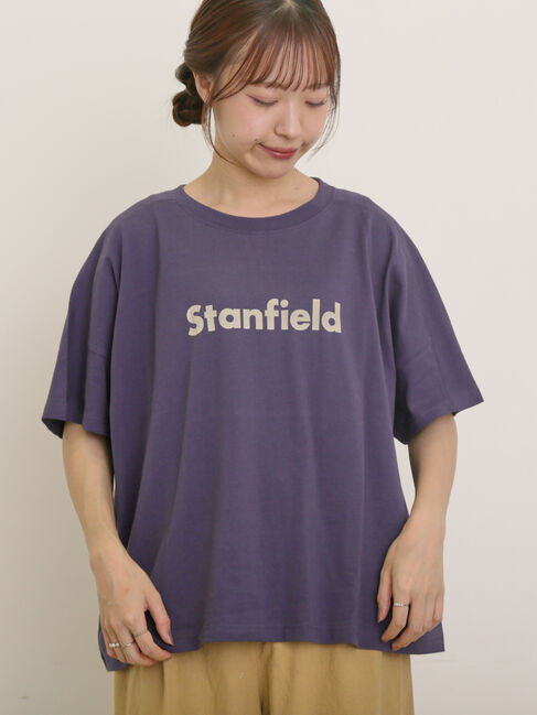 Samansa Mos2「ロゴアソートプリントゆるTシャツ」|Tシャツ・カットソー|