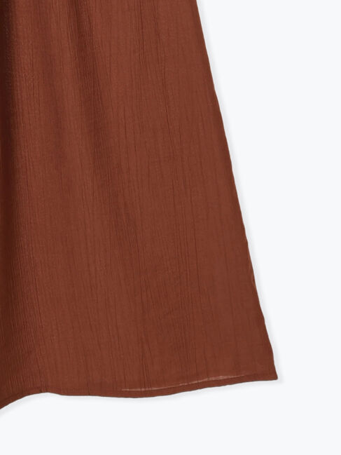 Samansa Mos2 blue「楊柳ガウチョパンツ」|その他|