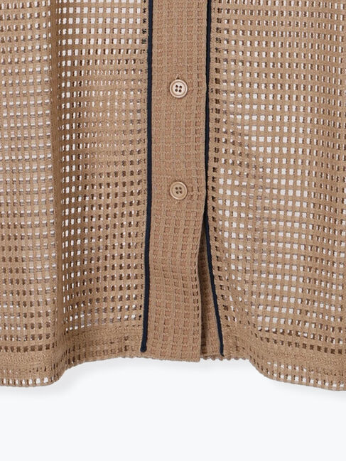 SM2「メッシュベースボールシャツ」|シャツ・ブラウス|