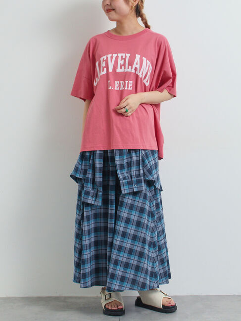 SM2「シャツ巻き風チェックスカート」|スカート|