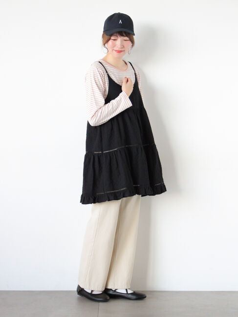 Samansa Mos2「《新色追加》はしごレースティアードキャミチュニック」|シャツ・ブラウス|