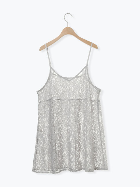 Samansa Mos2「前後2WAYレースキャミソール」|シャツ・ブラウス|