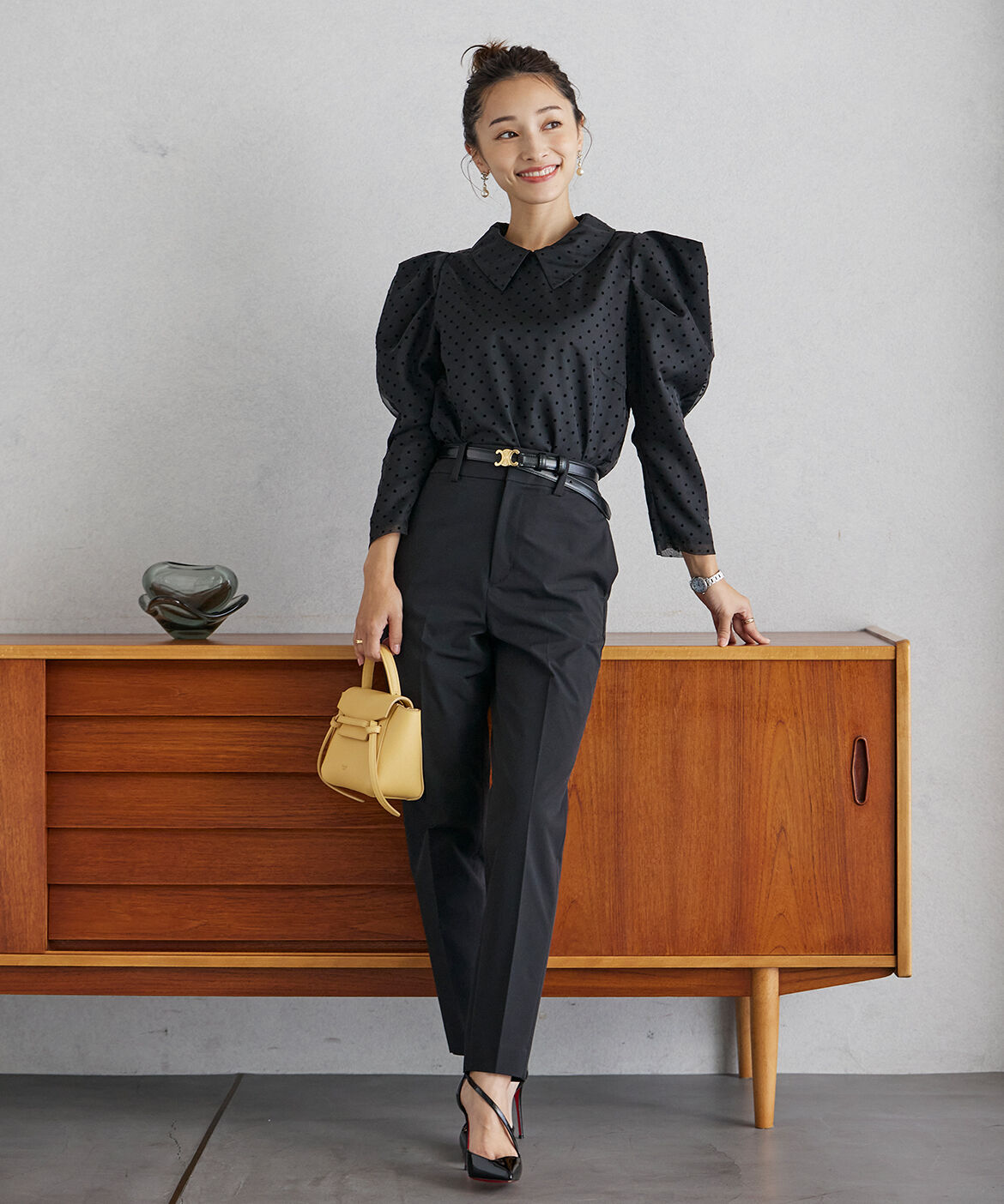 Maglie le cassetto「《M Maglie le cassetto&times;吉田理紗》美脚ストレートパンツ」|スラックス|