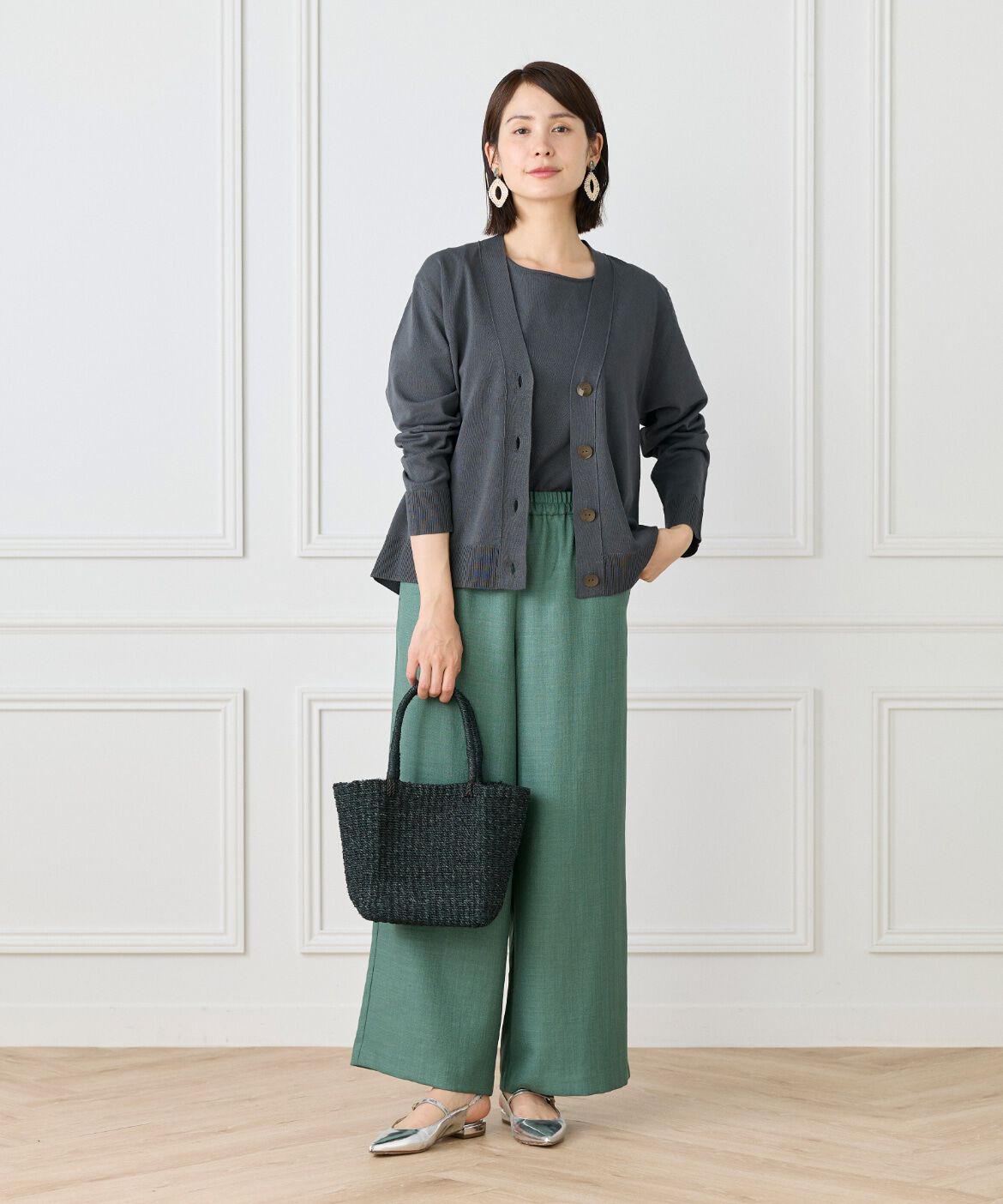 Le Souk「《大きいサイズ》ボートネックプルオーバー」|ニット・セーター|