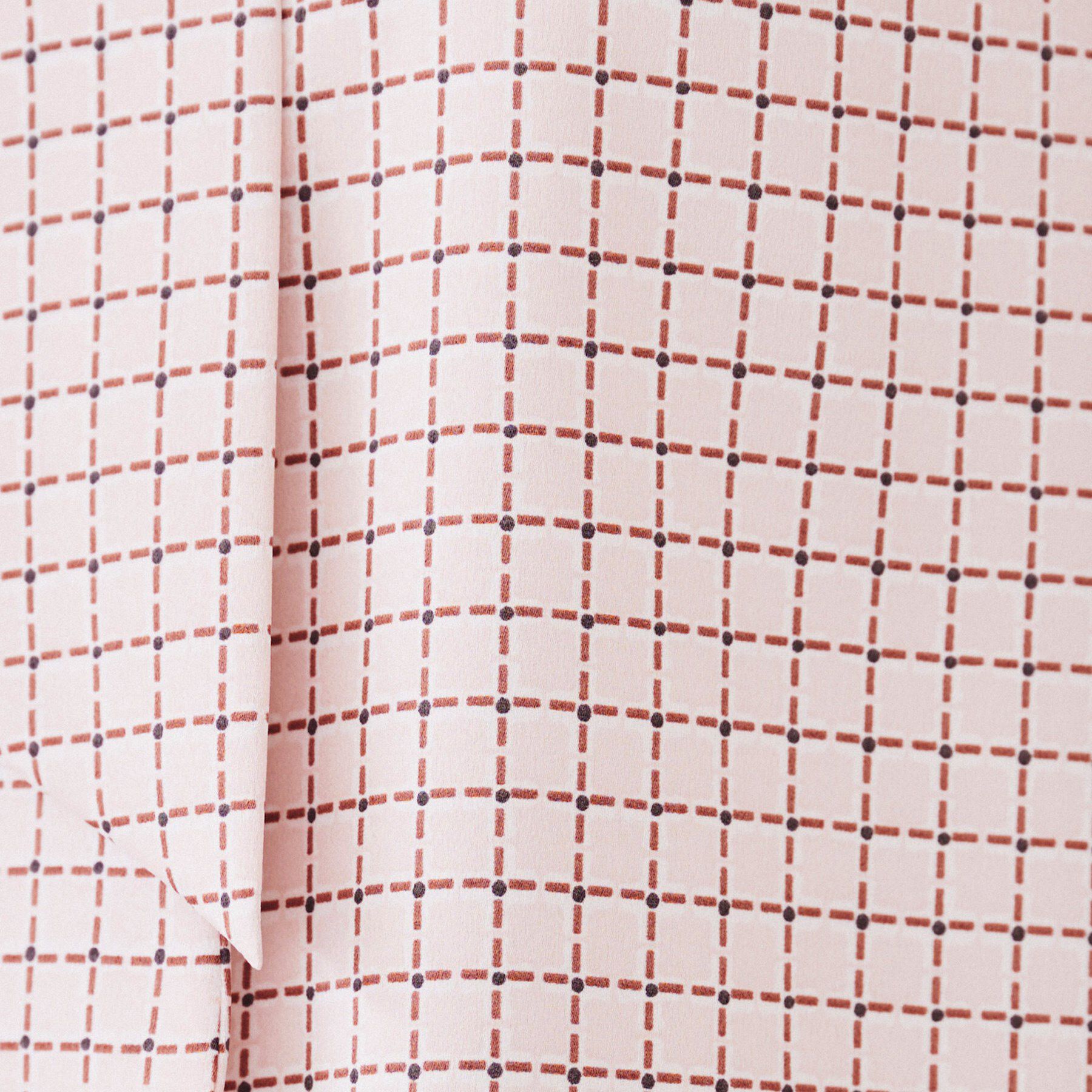 UNTITLED「【通勤/二の腕カバー】ジオメチェック ボウタイブラウス」|シャツ・ブラウス|