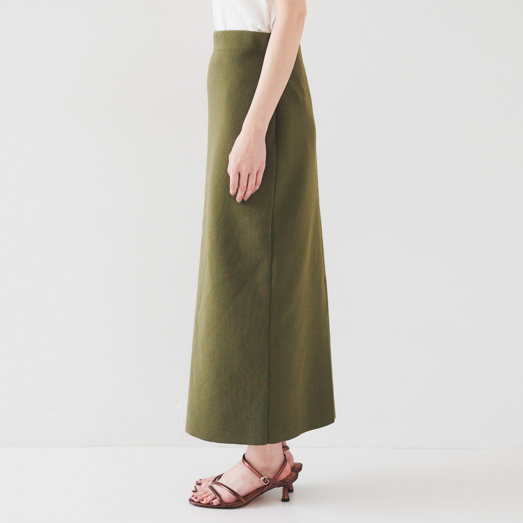 UNTITLED「【セットアップ可能】ペンシルニットスカート」|スカート|