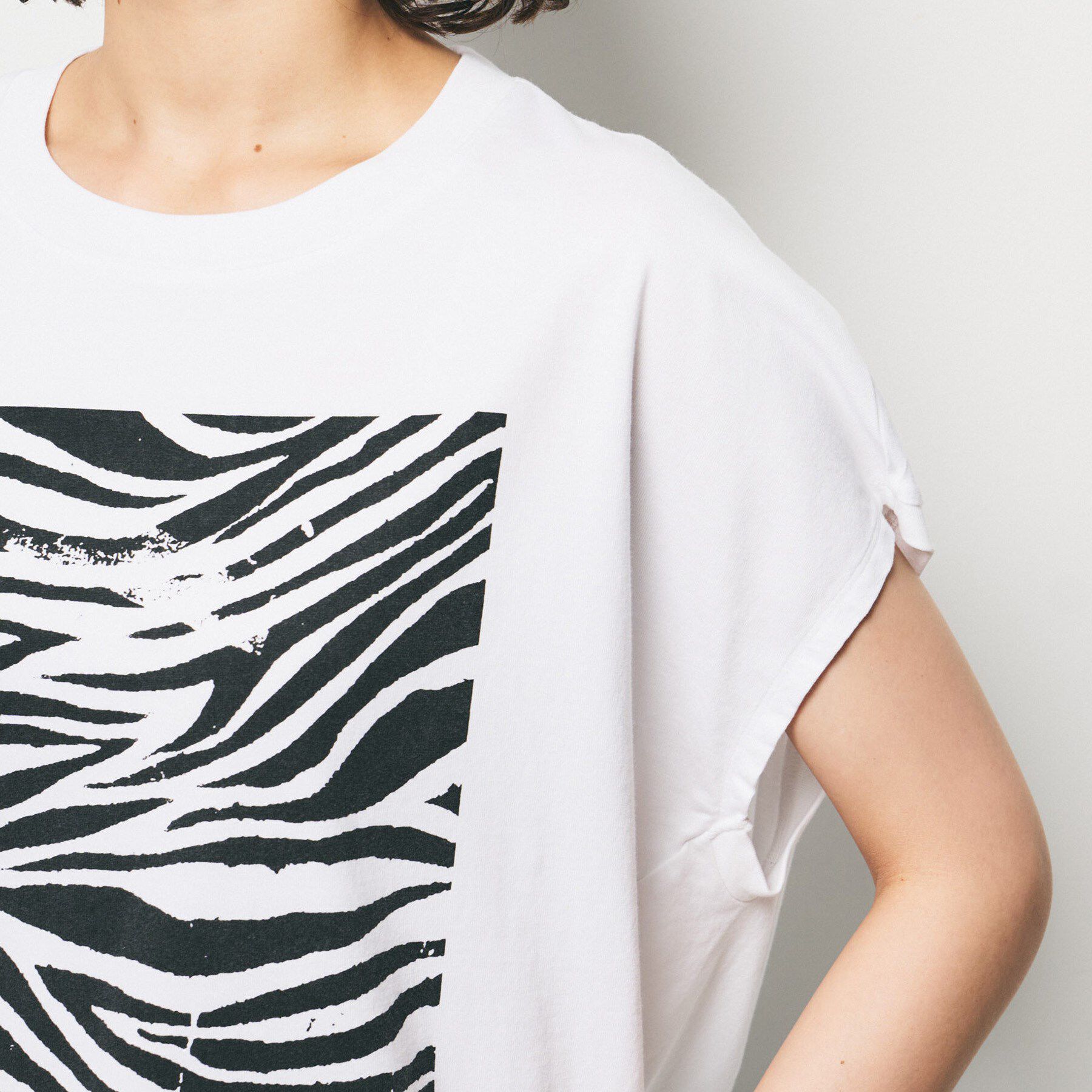 UNTITLED「【Munich】ゼブラプリントプルオーバー」|Tシャツ・カットソー|