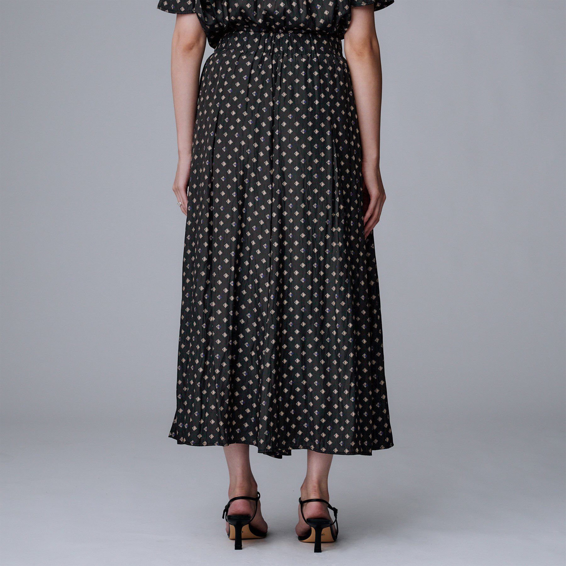 UNTITLED「【セットアップ可/ウエストゴム/リラクシー】スクエアジオメ柄スカーチョ」|その他|