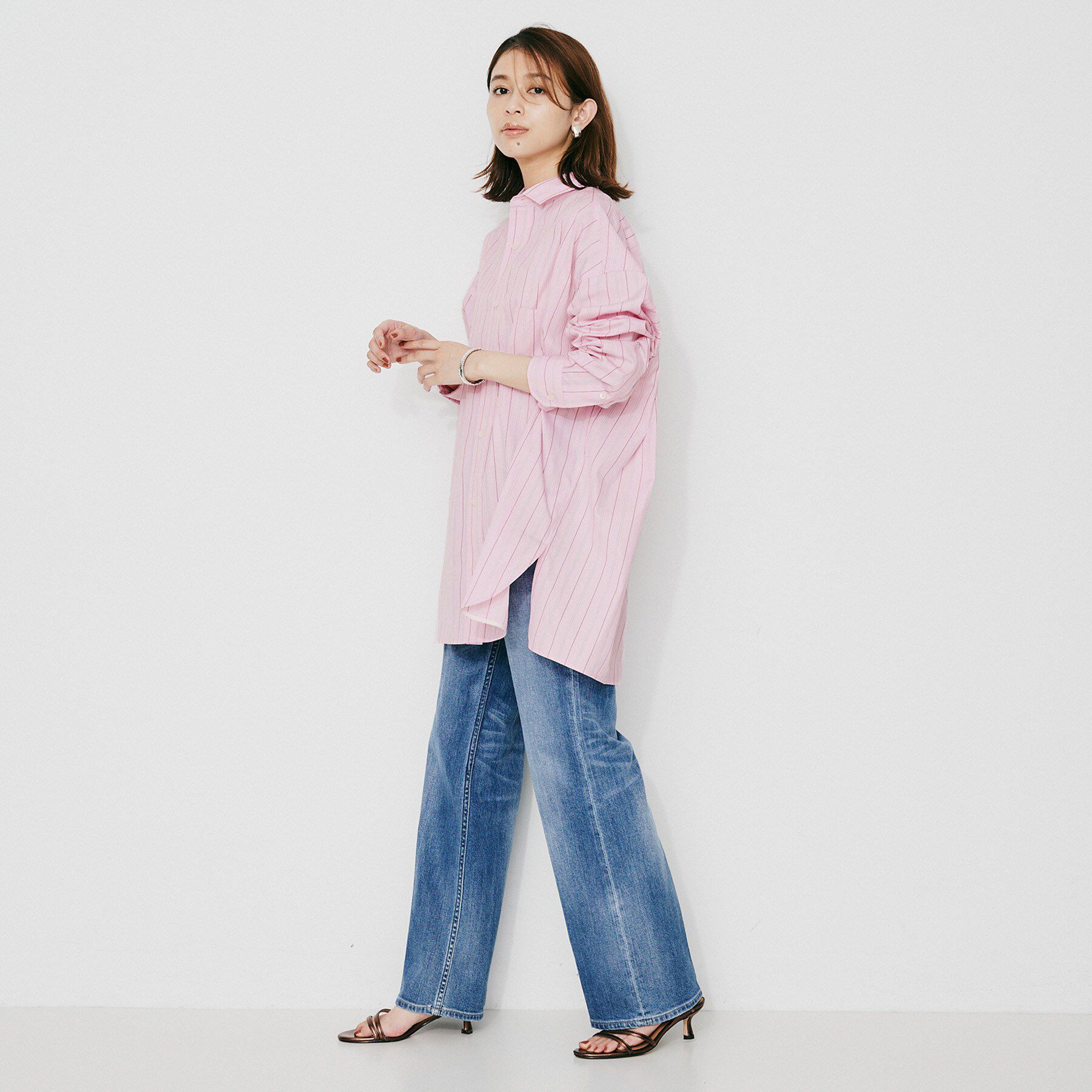 UNTITLED「【TICCA】スクエアビッグシャツ」|シャツ・ブラウス|