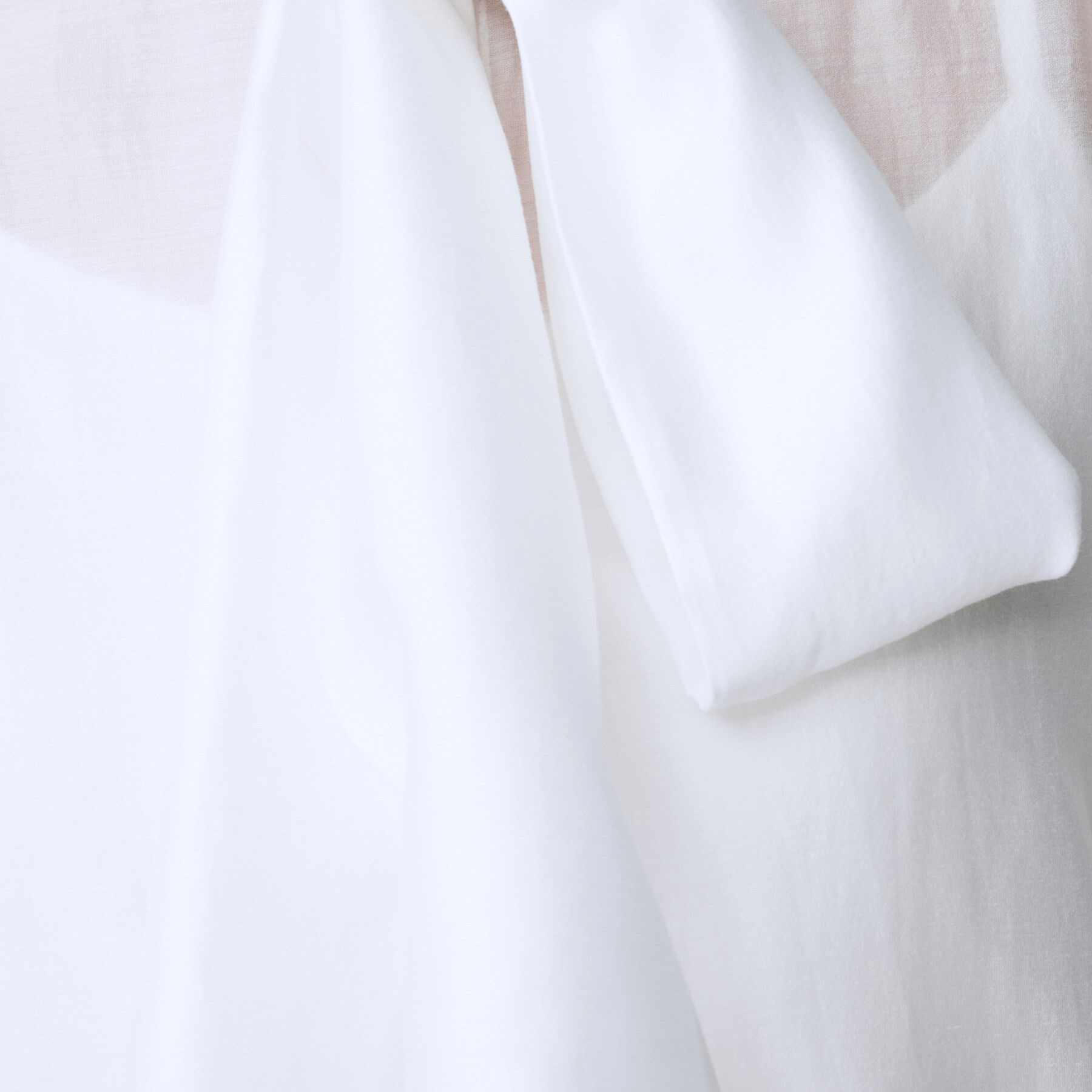 UNTITLED「【ボウタイリボン/バンドカラー/レイヤード】2WAYシアーブラウス」|シャツ・ブラウス|