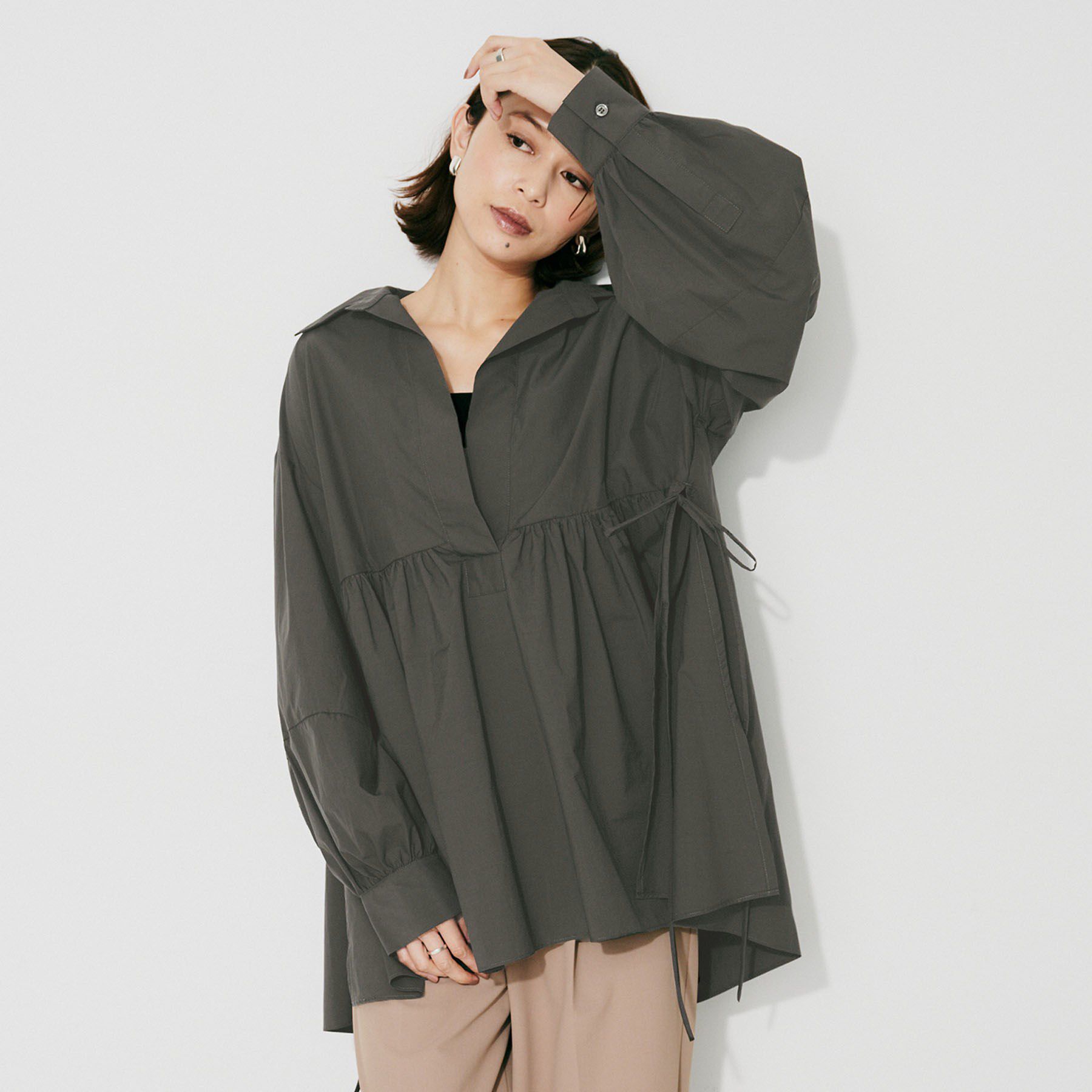 UNTITLED「【PROTAGPNISTA】FLAIR SHIRT」|シャツ・ブラウス|