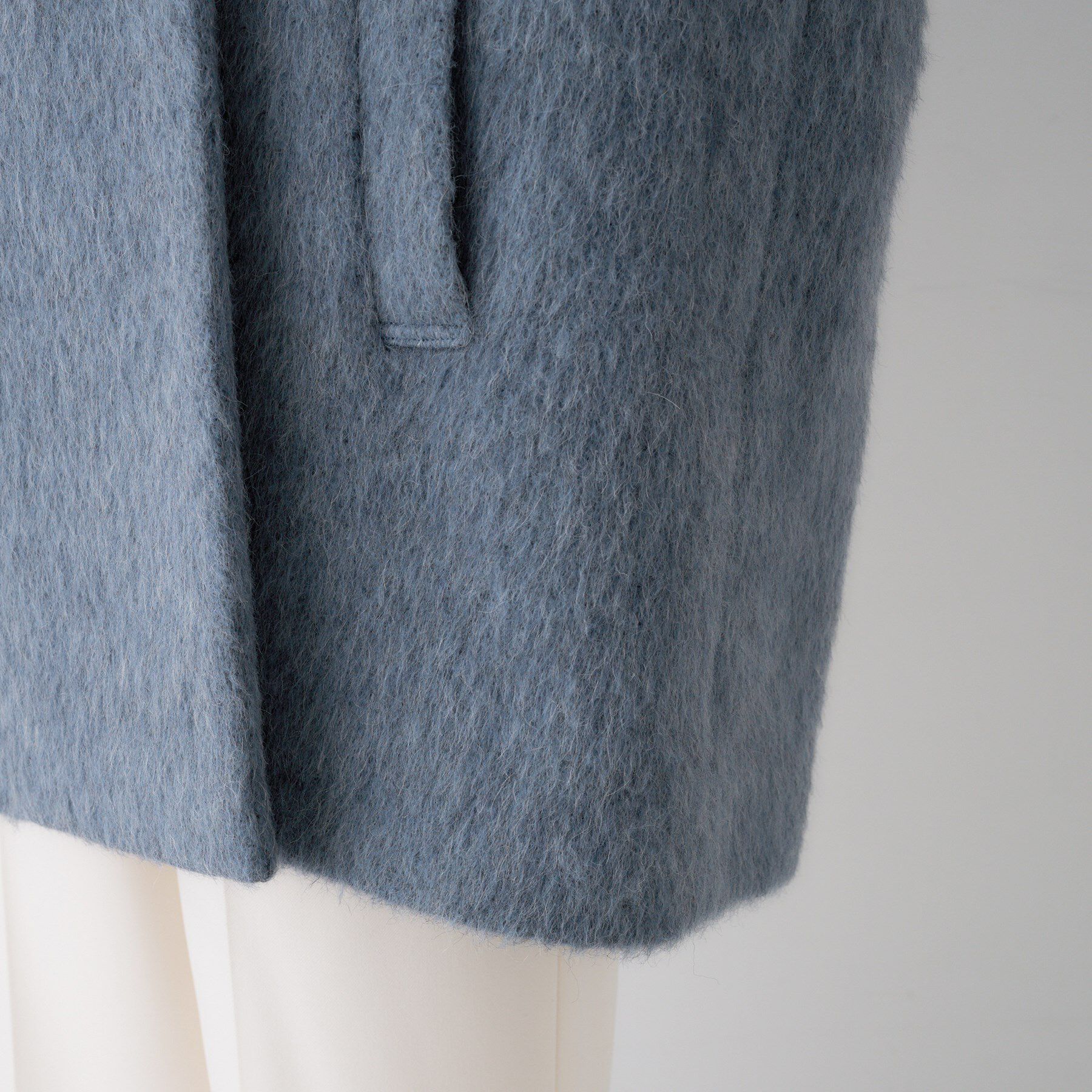 UNTITLED「【エレガントジャケット/アウター】イタリアンシャギーPコート」|ピーコート|