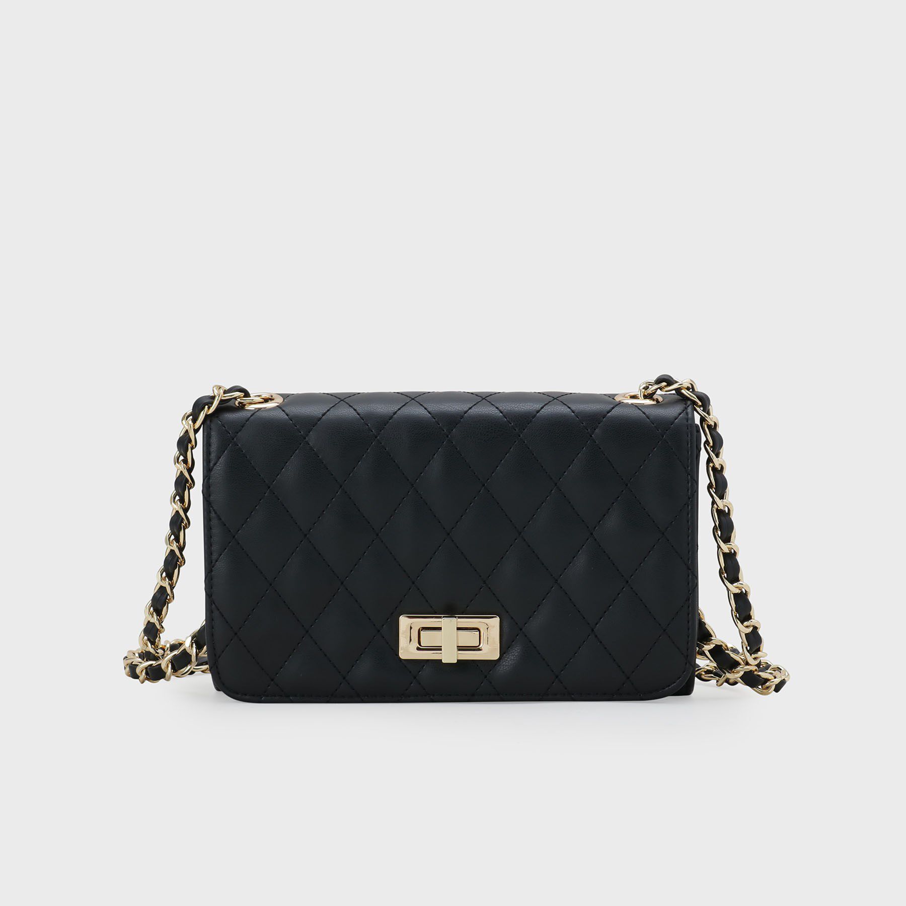 UNTITLED「キルティングチェーンショルダー」|ショルダー・メッセンジャー|ブラック(019)