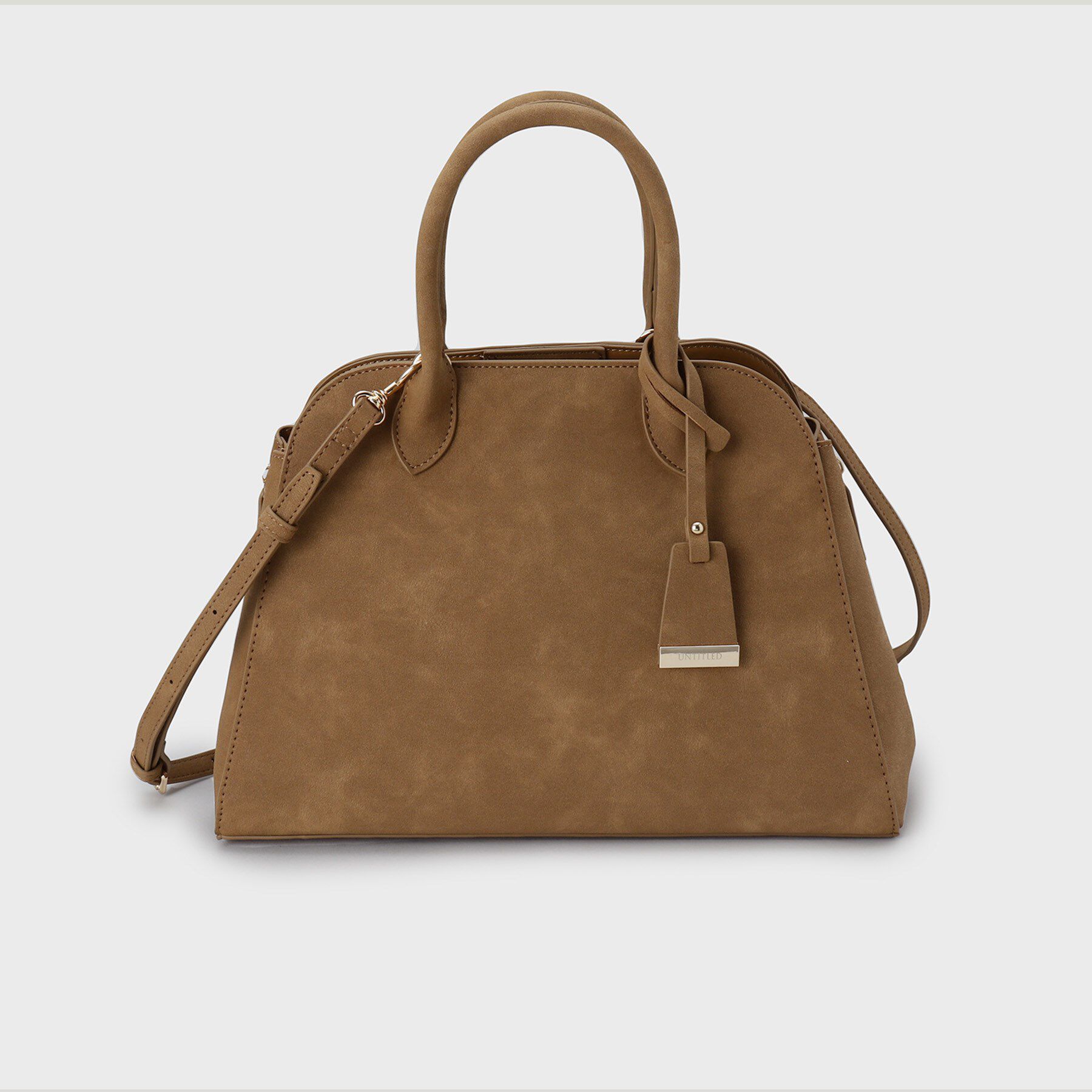 UNTITLED「スエード調ZIPトート」|トートバッグ|