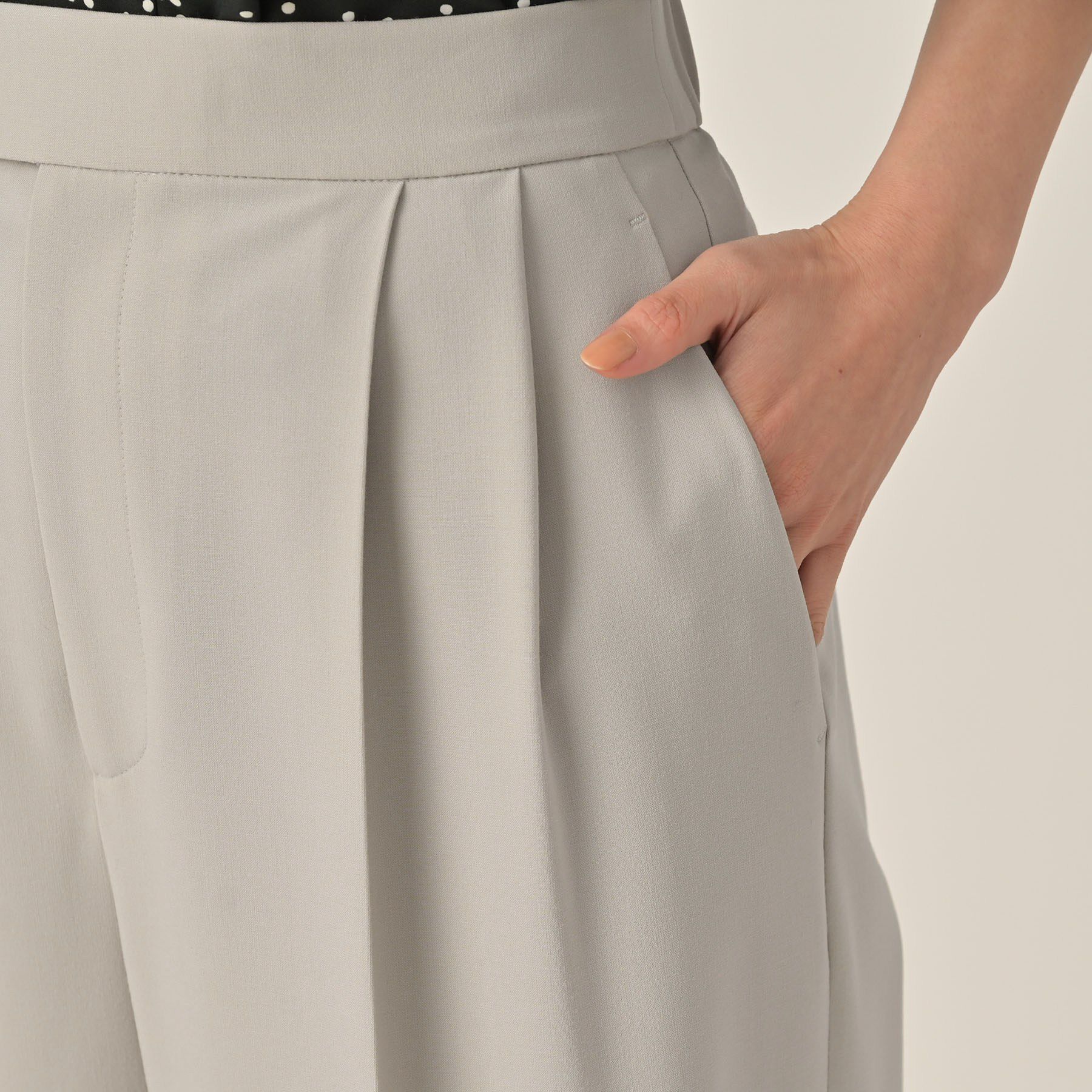 UNTITLED「【洗える/ワイド】ベーシックツータックパンツ」|その他|