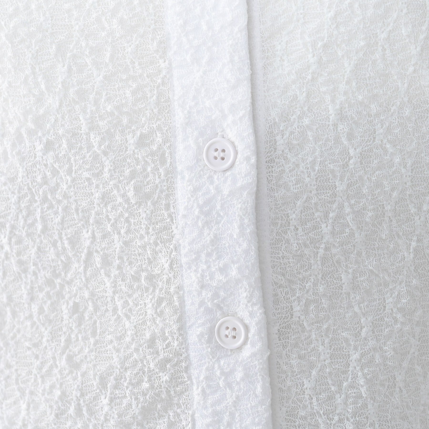 UNTITLED「【古畑星夏さん着用/シアー】ストレッチレースカーディガン」|カーディガン|