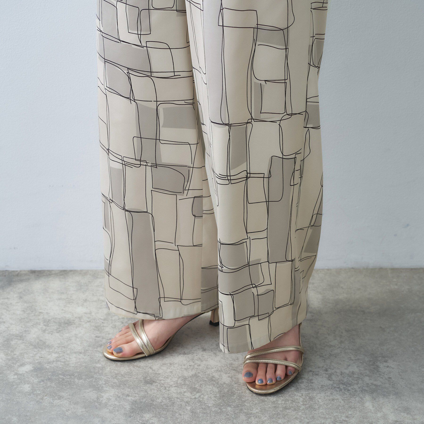 UNTITLED「ブロッキングプリントパンツ」|その他|