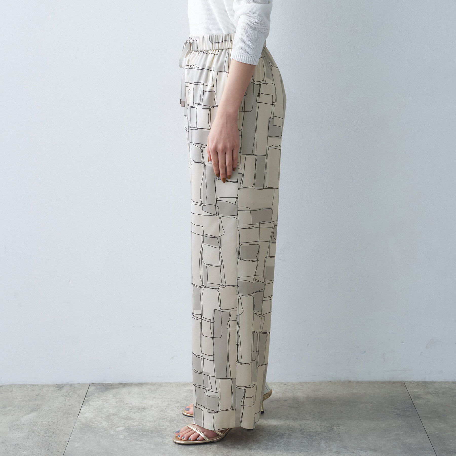 UNTITLED「ブロッキングプリントパンツ」|その他|