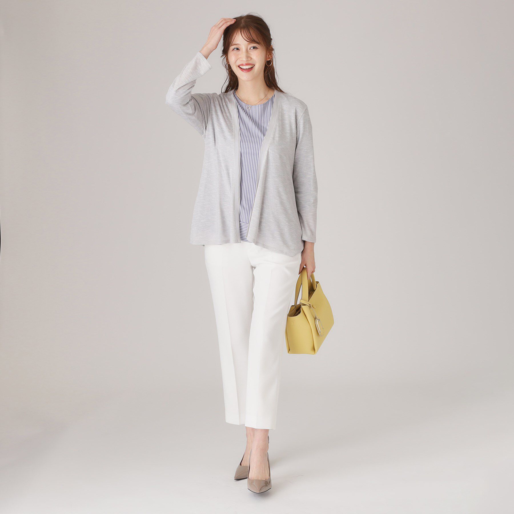 COUP DE CHANCE「【洗える】着流しカーディガン」|カーディガン|