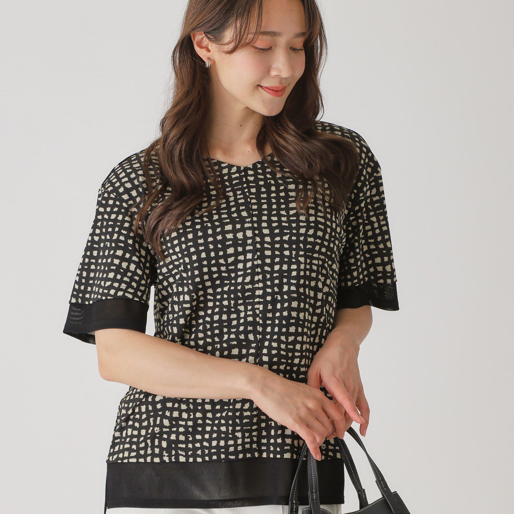 COUP DE CHANCE「【手洗い可】リラクシージャージトップス」|Tシャツ・カットソー|