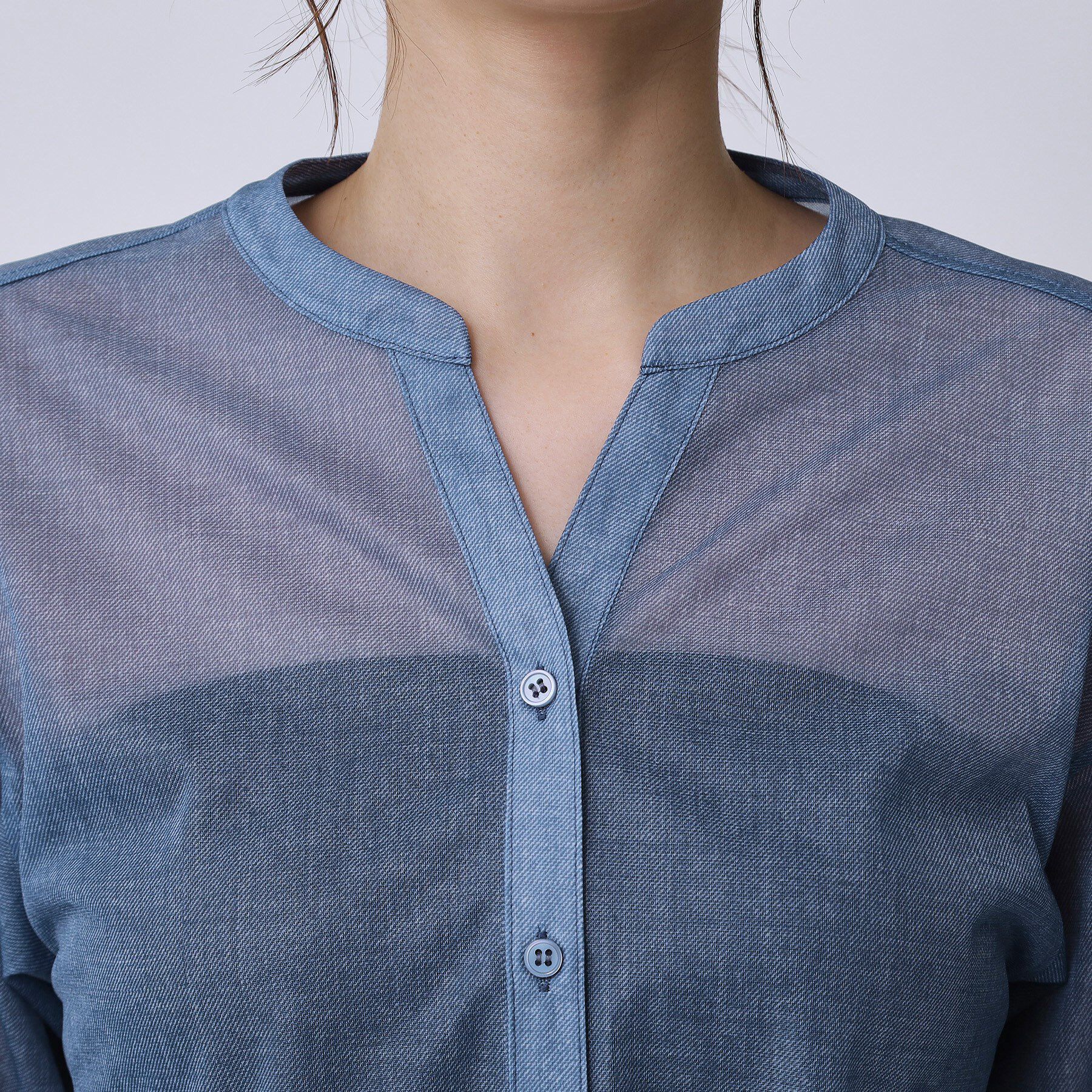 COUP DE CHANCE「【手洗い可】シアーブラウス」|シャツ・ブラウス|