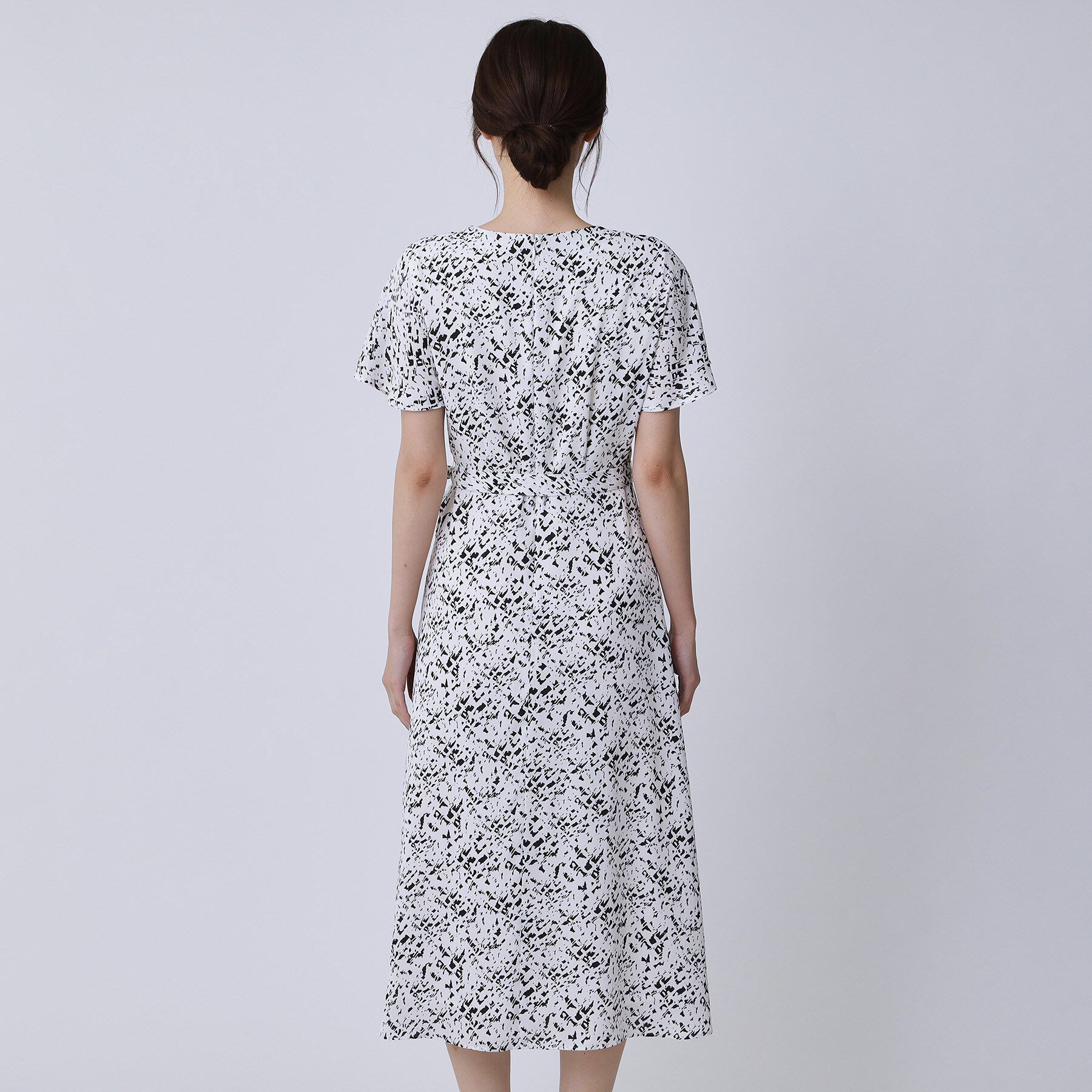 COUP DE CHANCE「【手洗い可／日本製】カシュクール風ワンピース」|ワンピース|