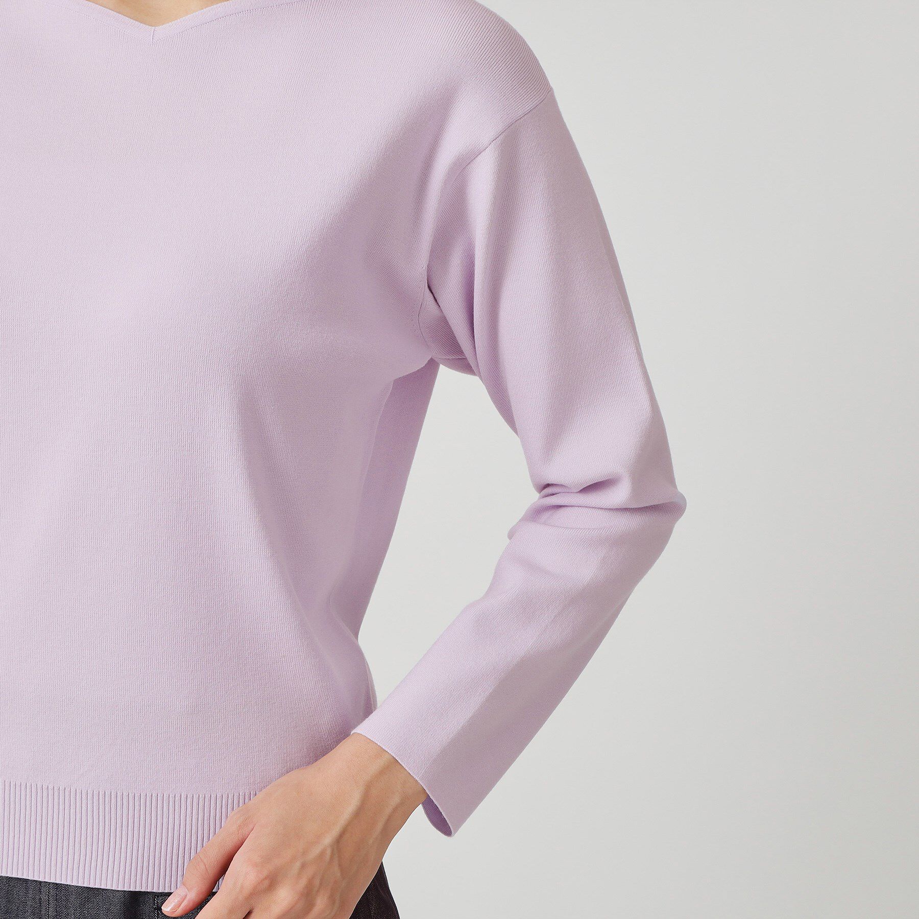 COUP DE CHANCE「【手洗い可】ハートネックのニットトップス」|ニット・セーター|