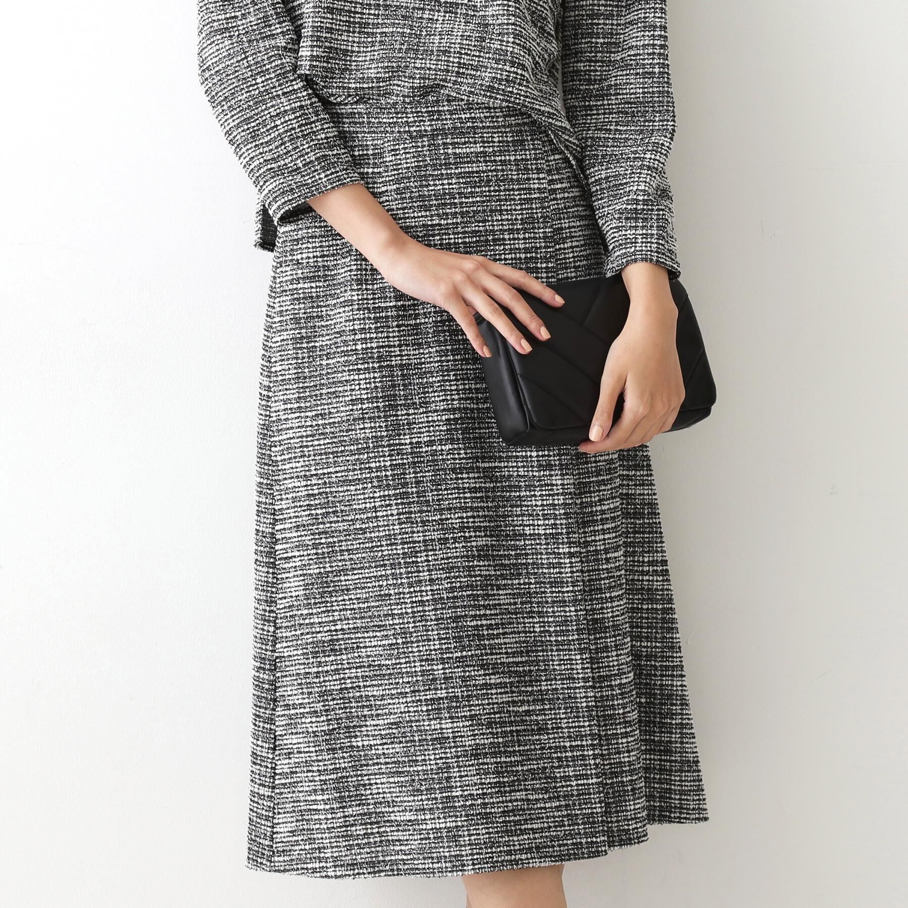 COUP DE CHANCE「【手洗い可／日本製】タック入りフレアースカート」|スカート|