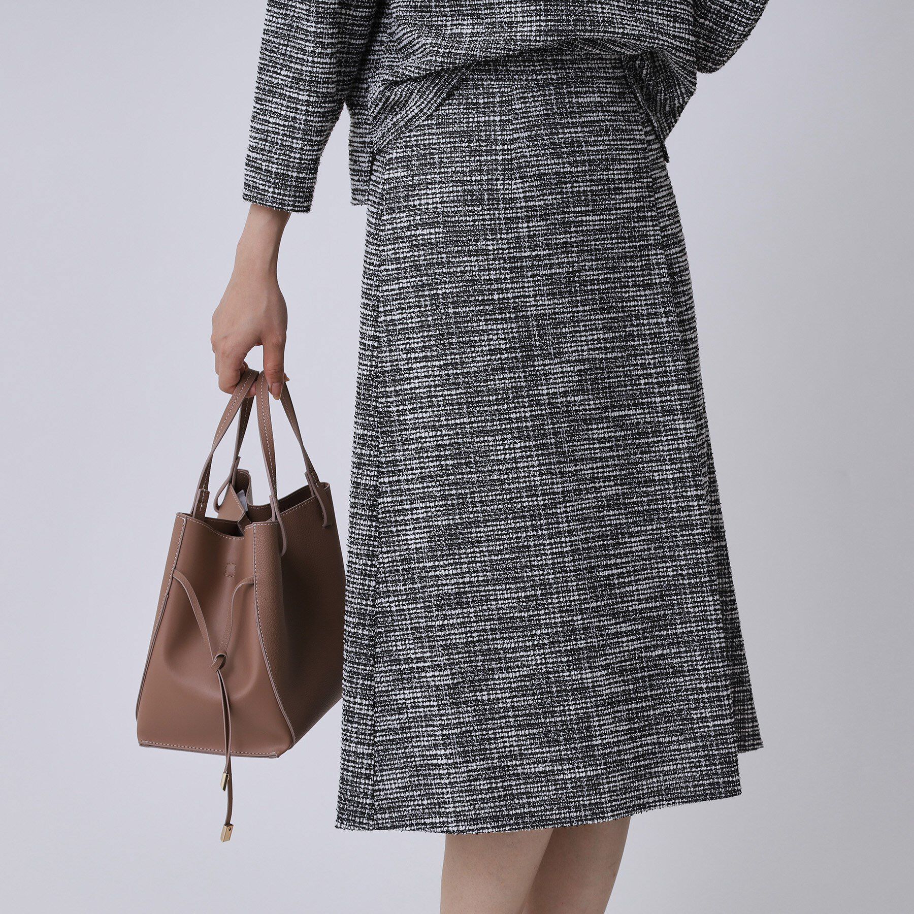 COUP DE CHANCE「【手洗い可／日本製】タック入りフレアースカート」|スカート|