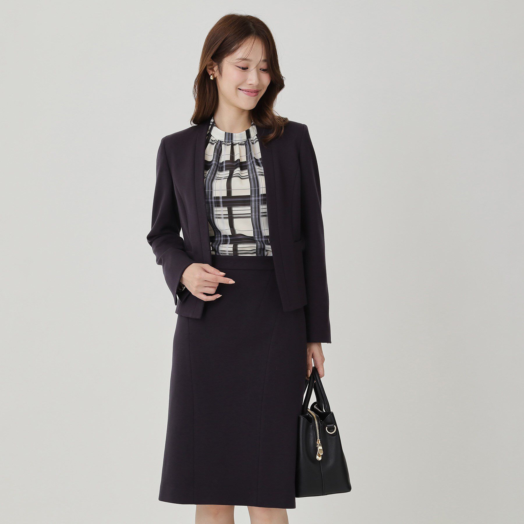 COUP DE CHANCE「【日本製／セットアップ可】ジャージ素材タイトシルエットスカート」|スカート|