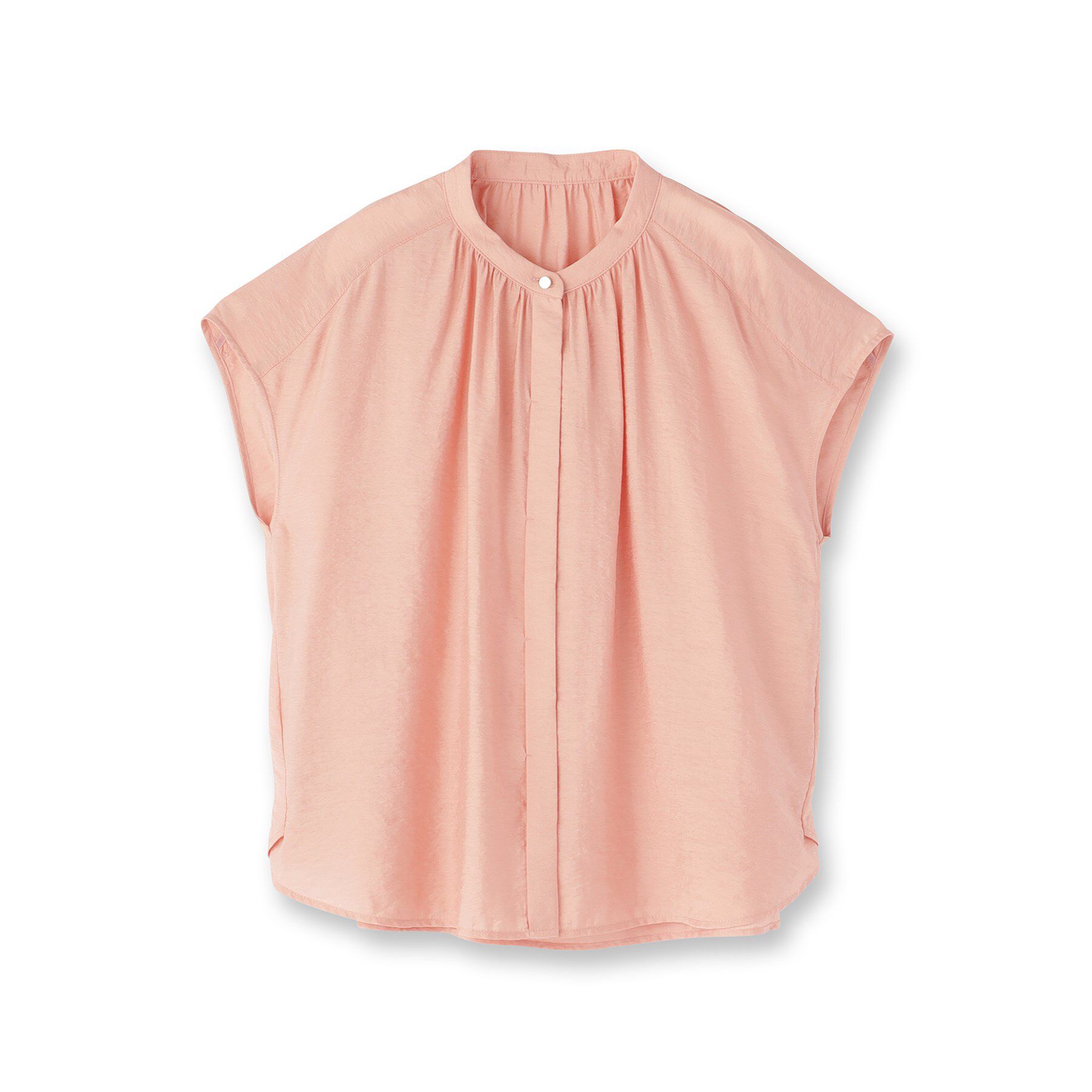 Reflect「【二の腕さりげなくカバー】バンドカラーブラウス」|シャツ・ブラウス|