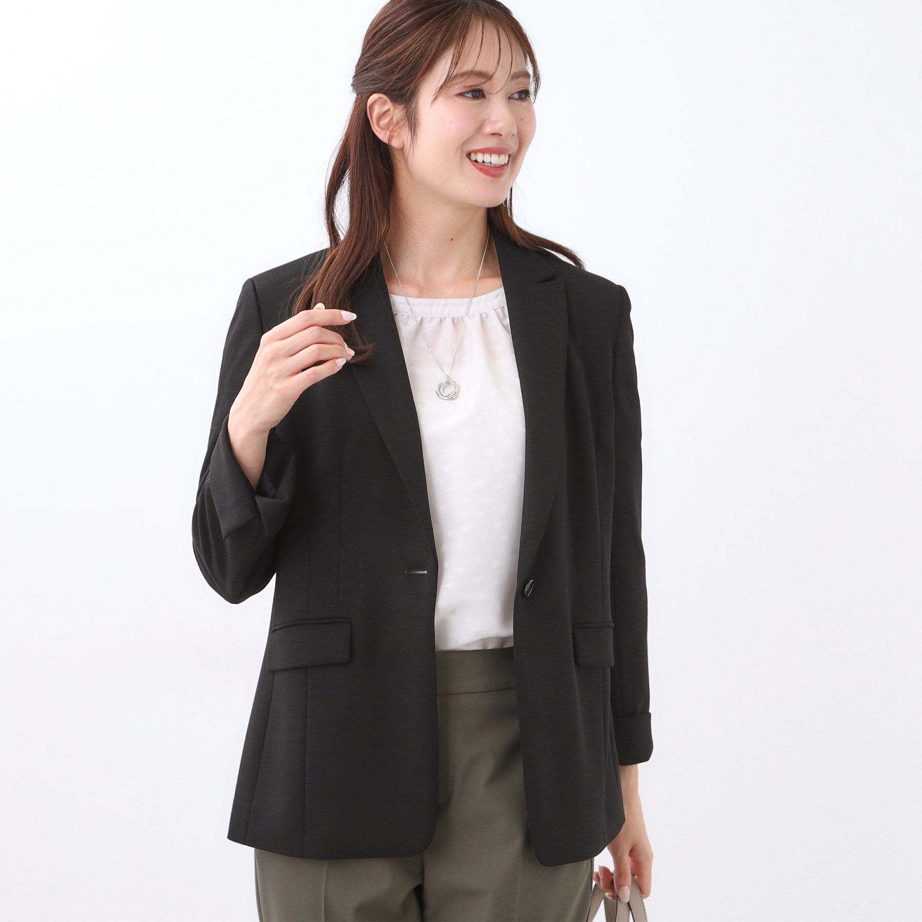 Reflect「【匠シリーズ／パンツスタイルにおすすめ◎／セットアップ可】匠ジャケット／ロングテーラード」|テーラードジャケット|