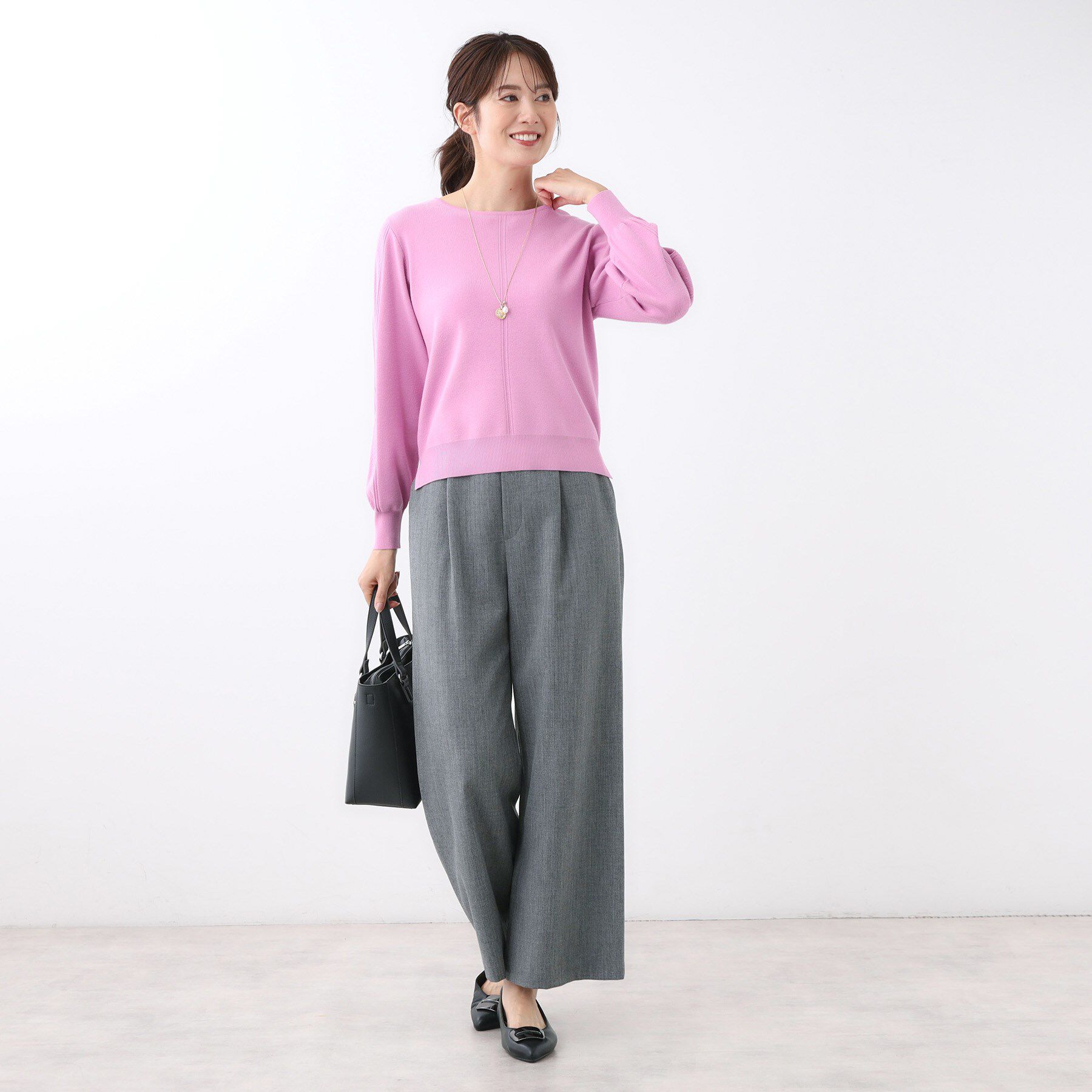 Reflect「【すっきりシルエット】ワイドクロップドパンツ」|その他|