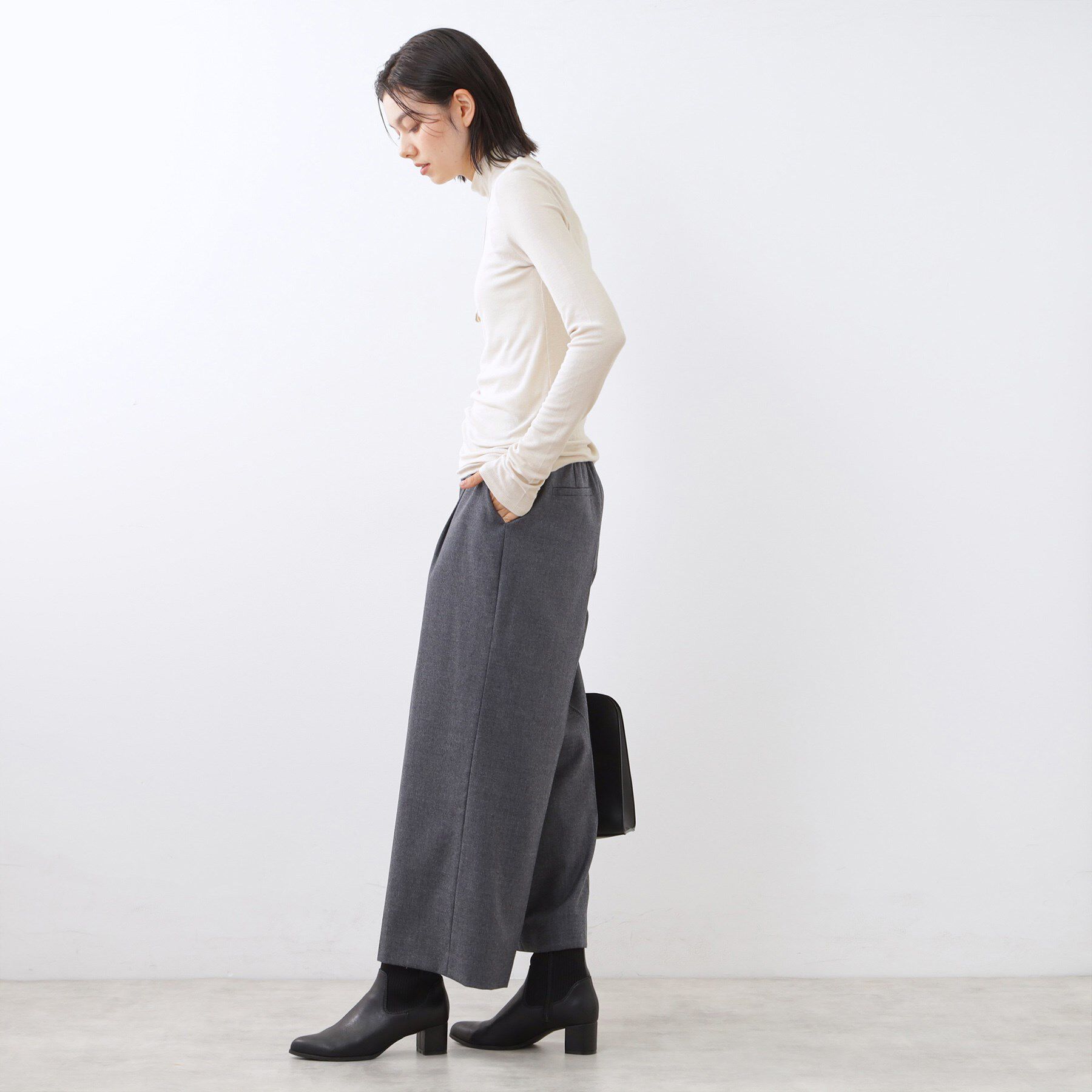 Reflect「【重ね着に大活躍◎／暖か保湿素材】プチタートルネックニット」|ニット・セーター|